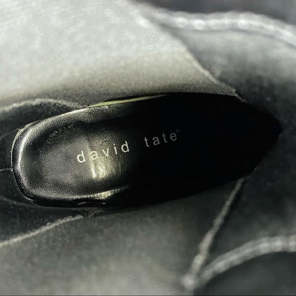 David Tate Leather Ankle Boots Megan Size 8.5 - Picture 8 of 9